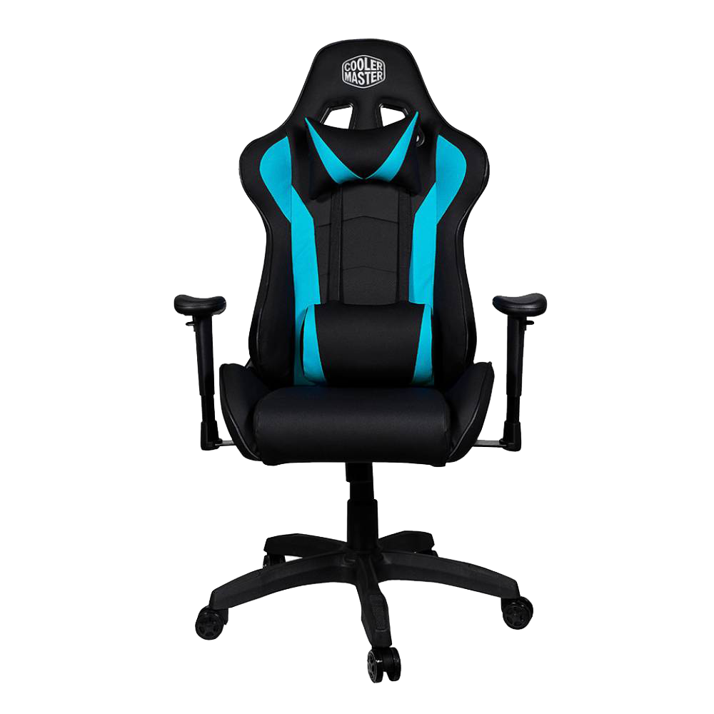 Sedia Gaming Cooler Master Caliber R1 2019 Blue – Ergonomica Reclinabile 180° con Supporto Lombare e Cervicale