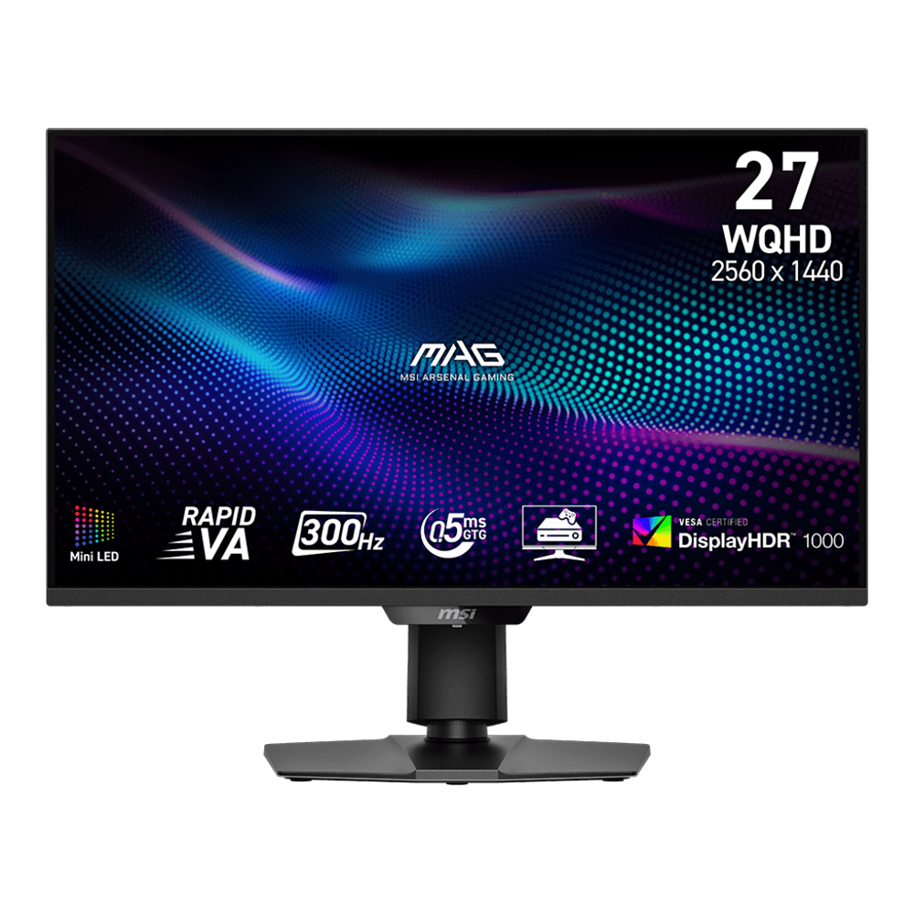 Monitor Gaming MSI MAG 274QPF X30MV 27" Rapid VA Mini-LED WQHD 2560×1440, 300Hz, 0.5ms, DisplayHDR 1000, Adaptive-Sync, HDMI/DP
