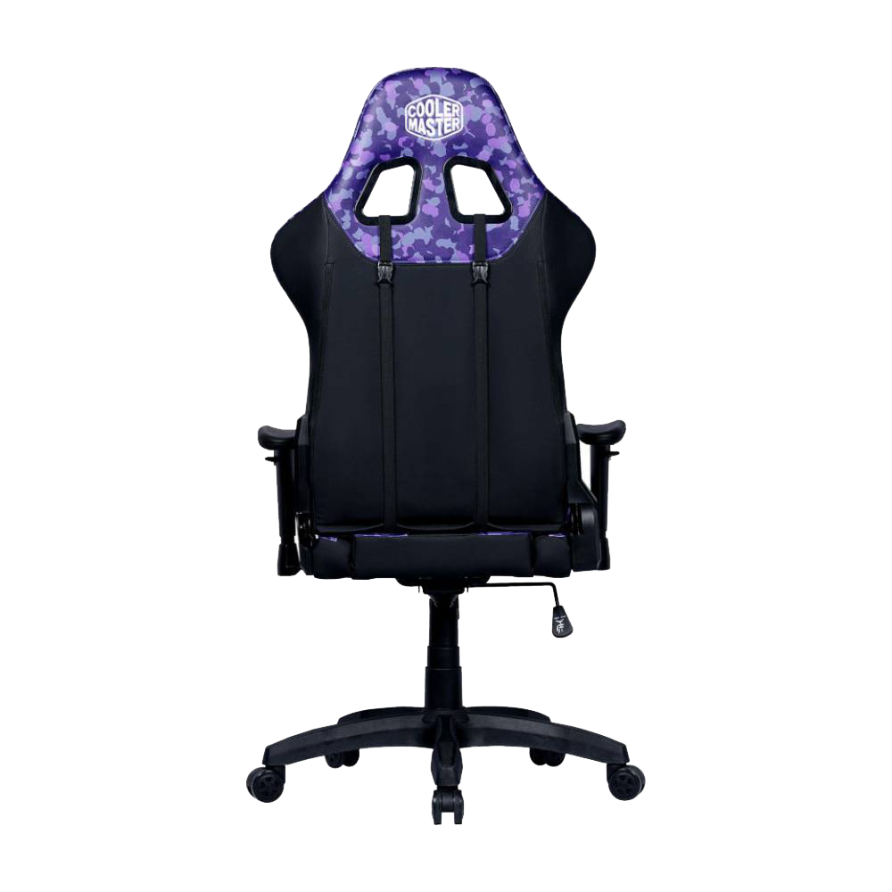 Sedia Gaming Cooler Master Caliber R1S Purple Camo – Ergonomica Reclinabile 180° con Supporto Lombare