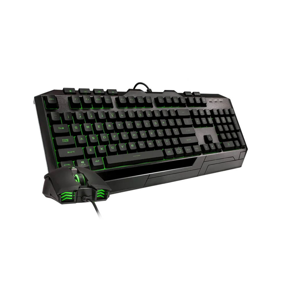 Cooler Master Devastator 3 Plus – Kit Tastiera Mem-chanical + Mouse Ergonomico 2400 DPI RGB