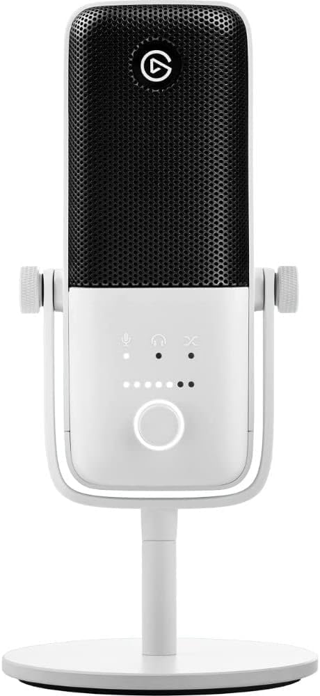 Elgato Wave 3 White, microfono condensatore USB premium per streaming