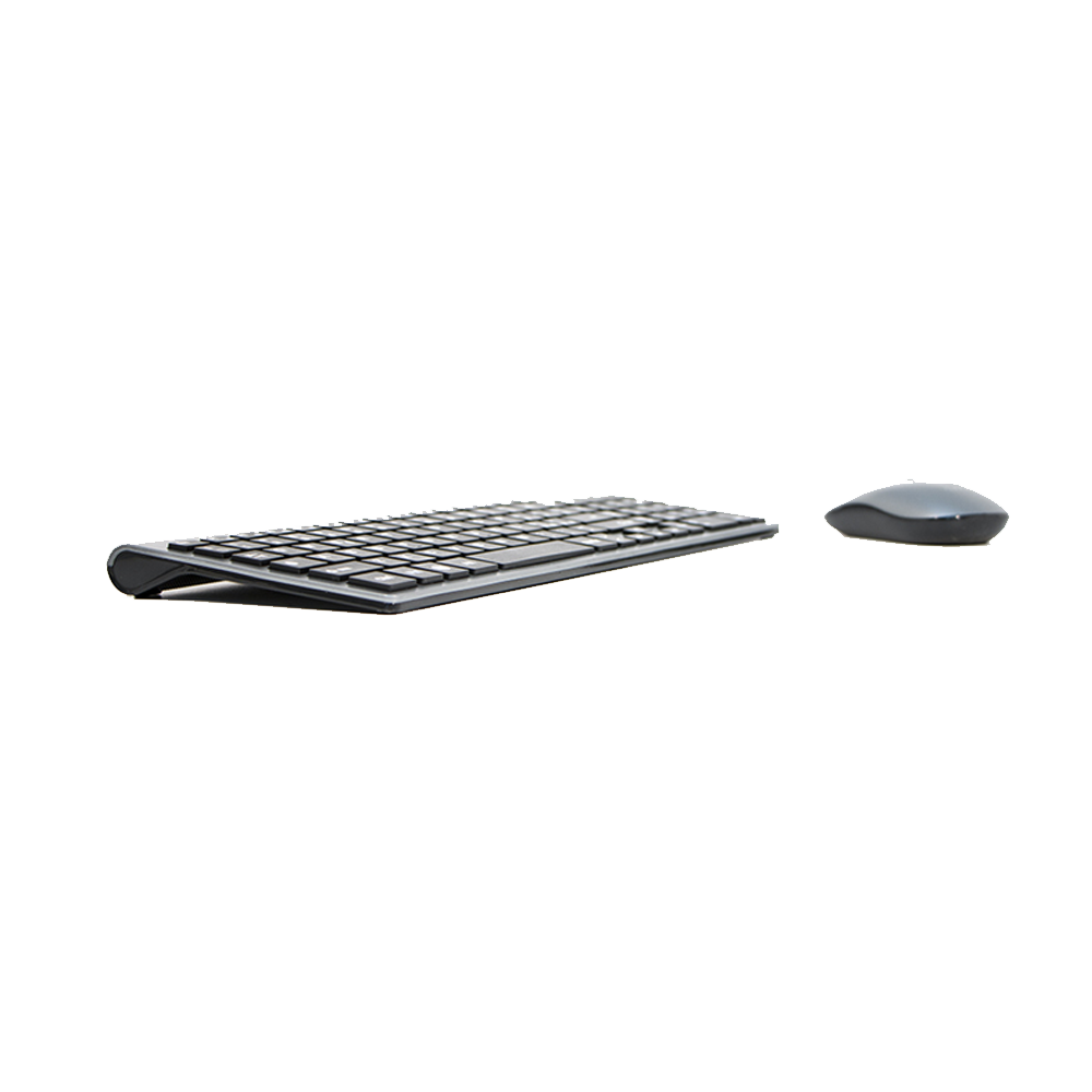 ADJ Kit Wireless Platinum 520-00020 – Tastiera Full-Size QWERTY e Mouse Ergonomico 1200 DPI