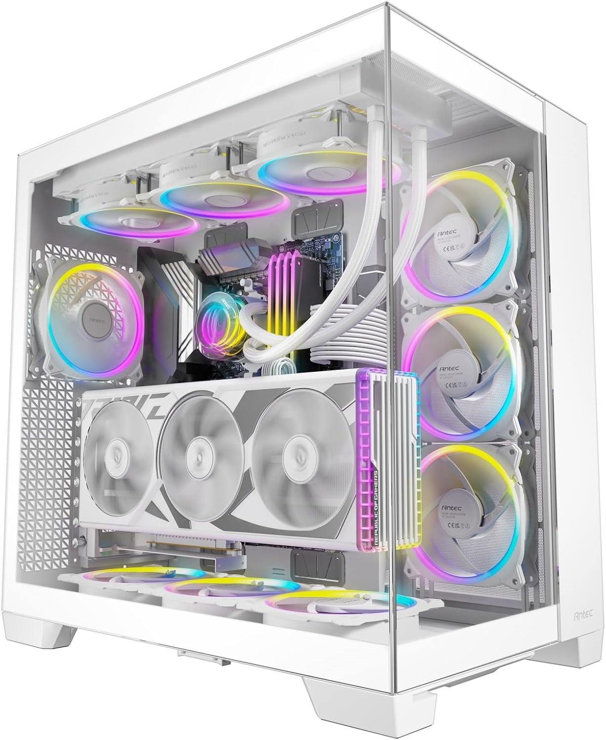 Pc gaming Ryzen 7 9800X3D, RTX 5080 16GB, Ram 32Gb 6000Mhz Ddr5, SSD NVMe 2000Gb, Dissipatore a Liquido 360mm, Windows 11 Pro P9389