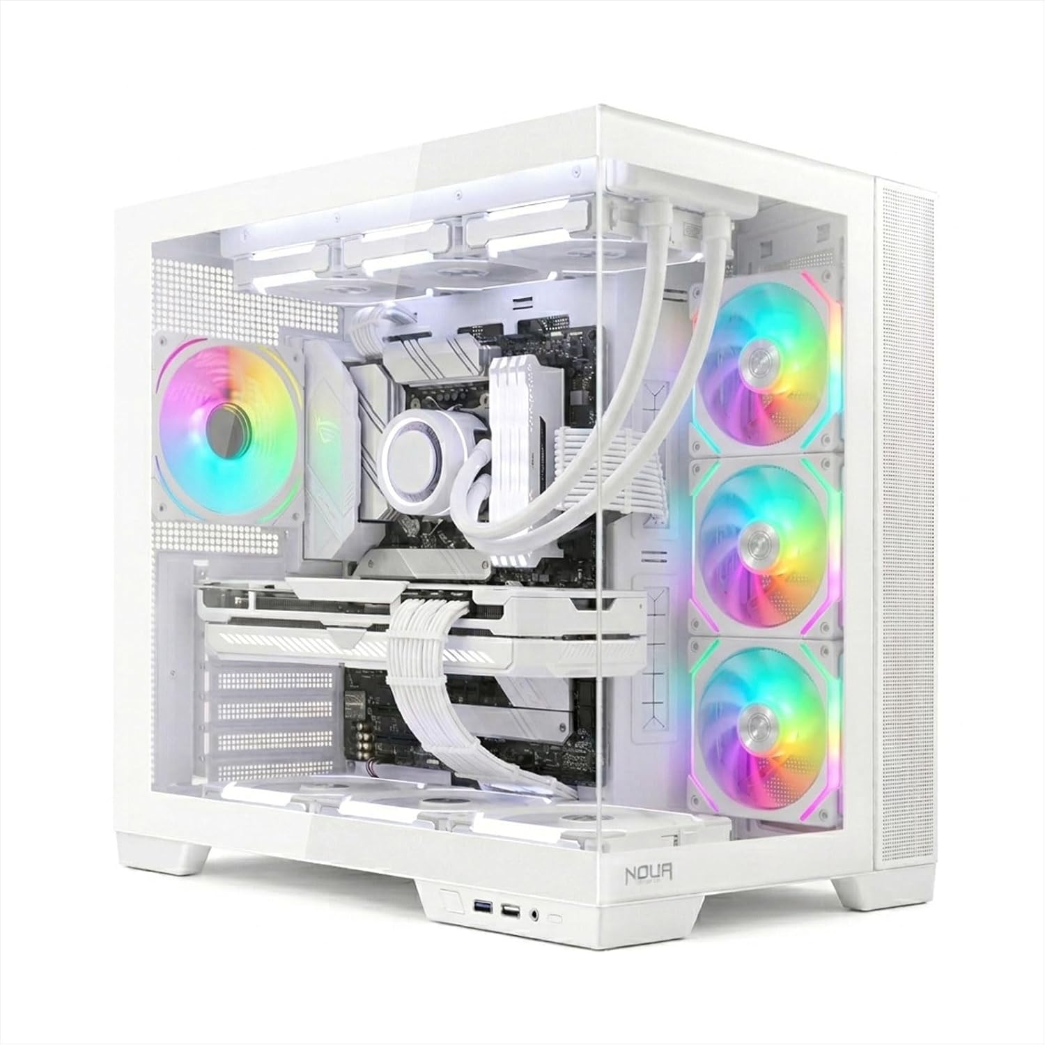 Pc gaming Ryzen 7 7800X3D, RX 9060 XT 16GB, Ram 32Gb 6000Mhz Ddr5, SSD NVMe 1000Gb, Dissipatore a Liquido 360mm, Windows 11 Pro P9676