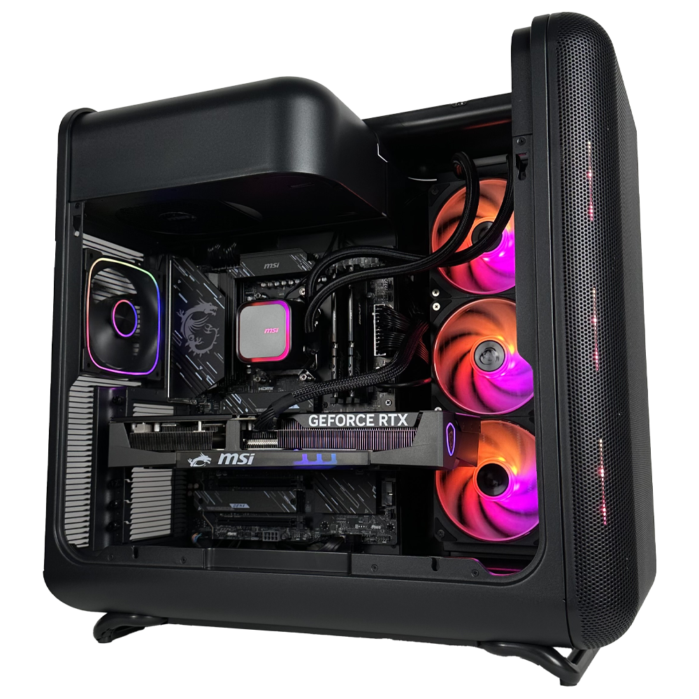EGEMONE V17 - Pc gaming Ryzen 5 9600X, RTX 5070 12GB, Ram 32Gb 6000Mhz Ddr5, SSD NVMe 1000Gb, Dissipatore a Liquido 360mm, Windows 11 Pro