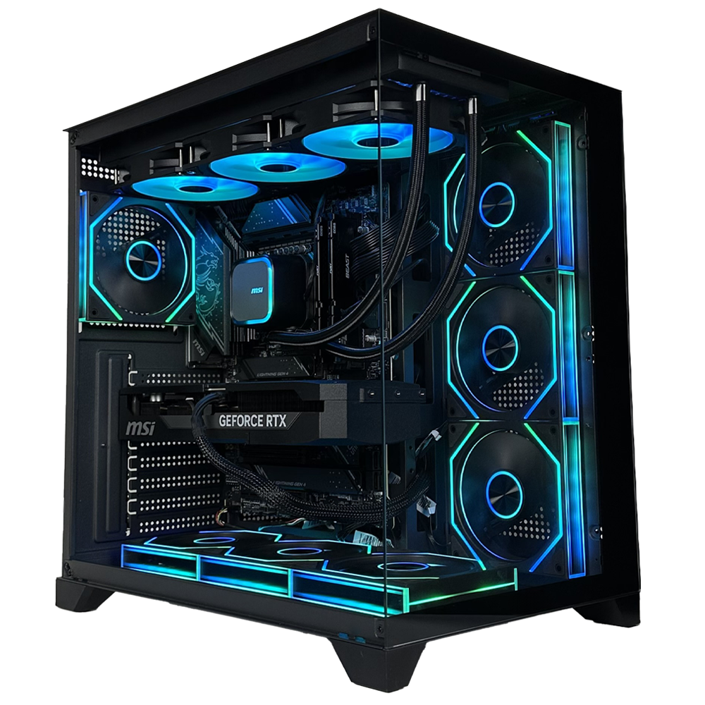 EGEMONE V9 - Pc gaming Ryzen 7 7700X, RTX 5070 12GB, Ram 32Gb 6000Mhz Ddr5, SSD NVMe 1000Gb, Dissipatore a Liquido 360mm, Windows 11 Pro