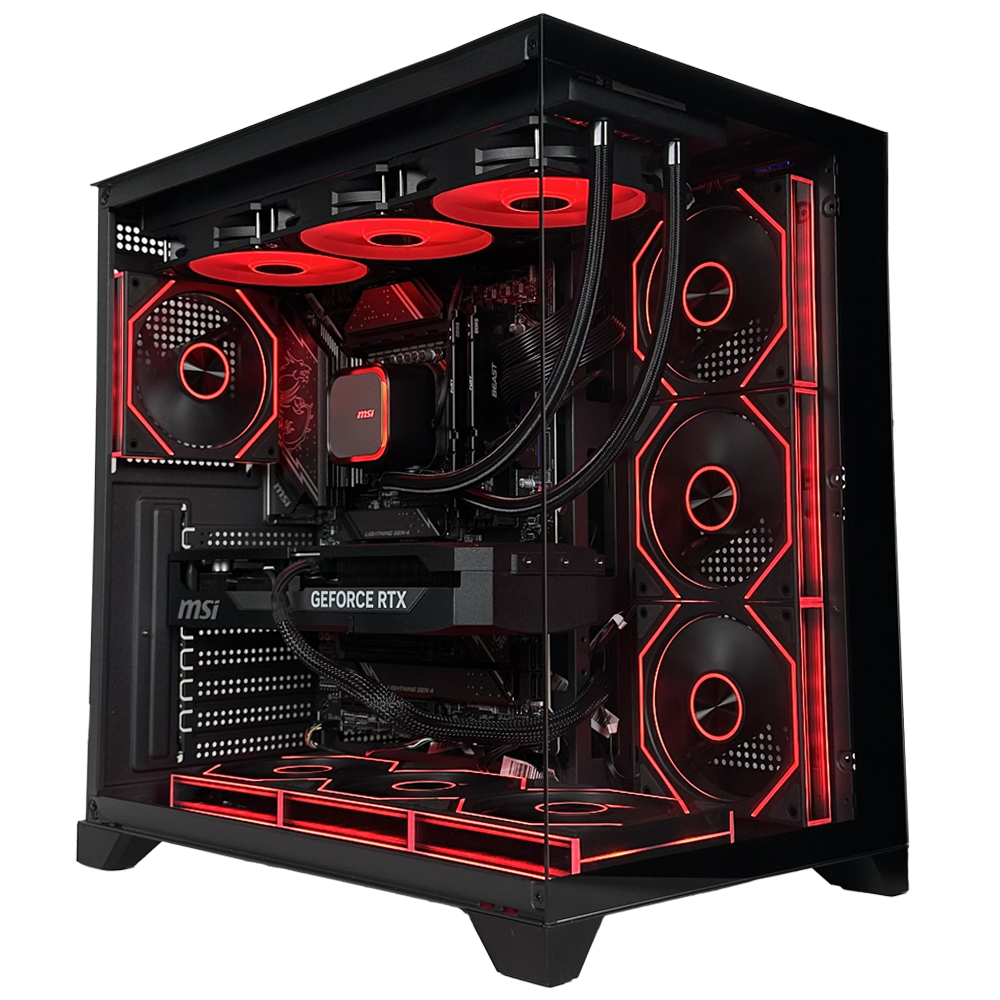 EGEMONE V9 - Pc gaming Ryzen 7 7700X, RTX 5070 12GB, Ram 32Gb 6000Mhz Ddr5, SSD NVMe 1000Gb, Dissipatore a Liquido 360mm, Windows 11 Pro