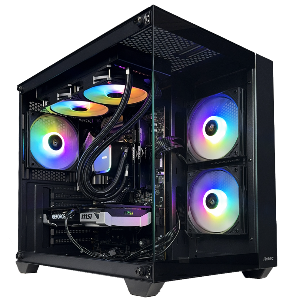 GLADIO V2 - Pc gaming Ryzen 5 9600X, RTX 5060 8GB, Ram 32Gb 6000Mhz Ddr5, SSD NVMe 1000Gb, Dissipatore a Liquido 240mm, Windows 11 Pro