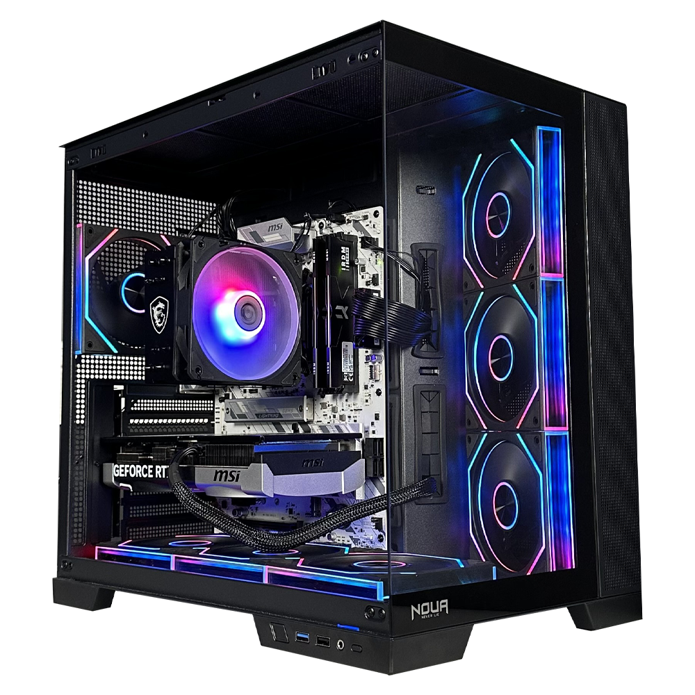 GLADIO V7 - Pc gaming Ryzen 5 9600X, RX 9060 XT 8Gb, Ram 32Gb 6000Mhz Ddr5, SSD NVMe 1000Gb, Dissipatore ad Aria, Windows 11 Pro