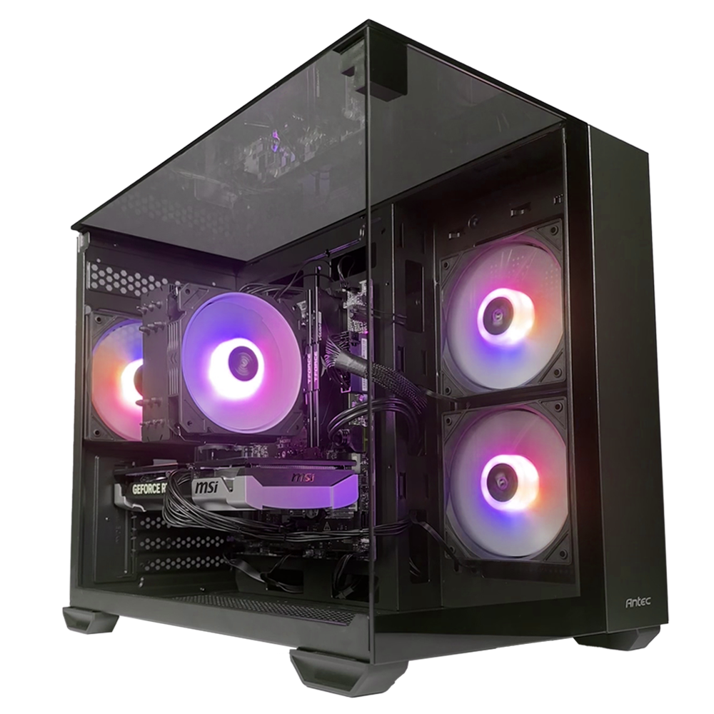 EGEMONE V14 - Pc gaming Ryzen 7 7800X3D, RTX 5060 Ti 16Gb, Ram 32Gb 6000Mhz Ddr5, SSD NVMe 1000Gb, Dissipatore a Liquido 240mm, Windows 11 Pro