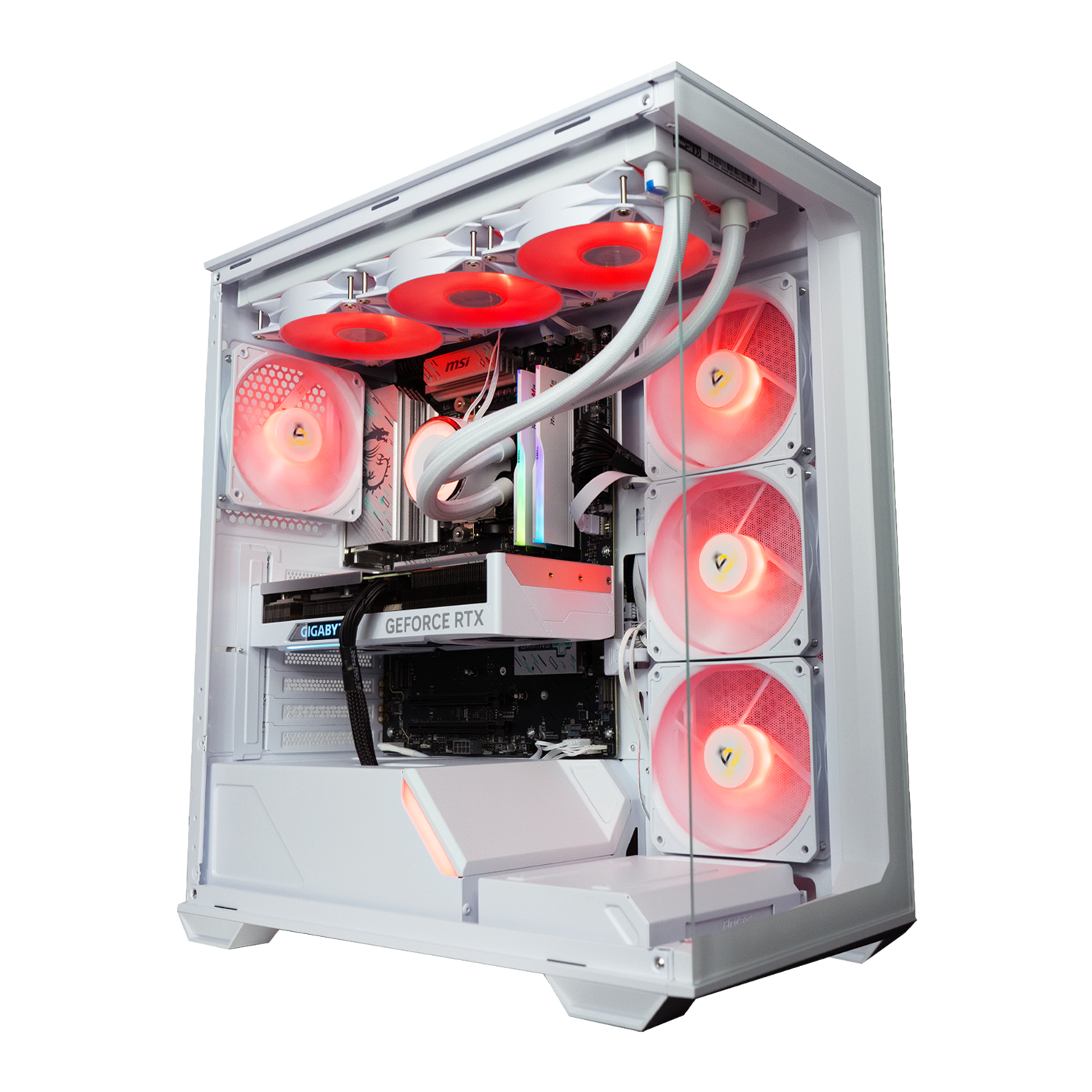 TITANO VS1 - Pc gaming Ryzen 7 9800X3D, RX 9070 XT 16Gb WHITE, Ram 32Gb Ddr5 6000Mhz WHITE, SSD NVMe 1000 Gb, Wifi, Dissipatore a Liquido 360mm WHITE, Windows 11 Pro