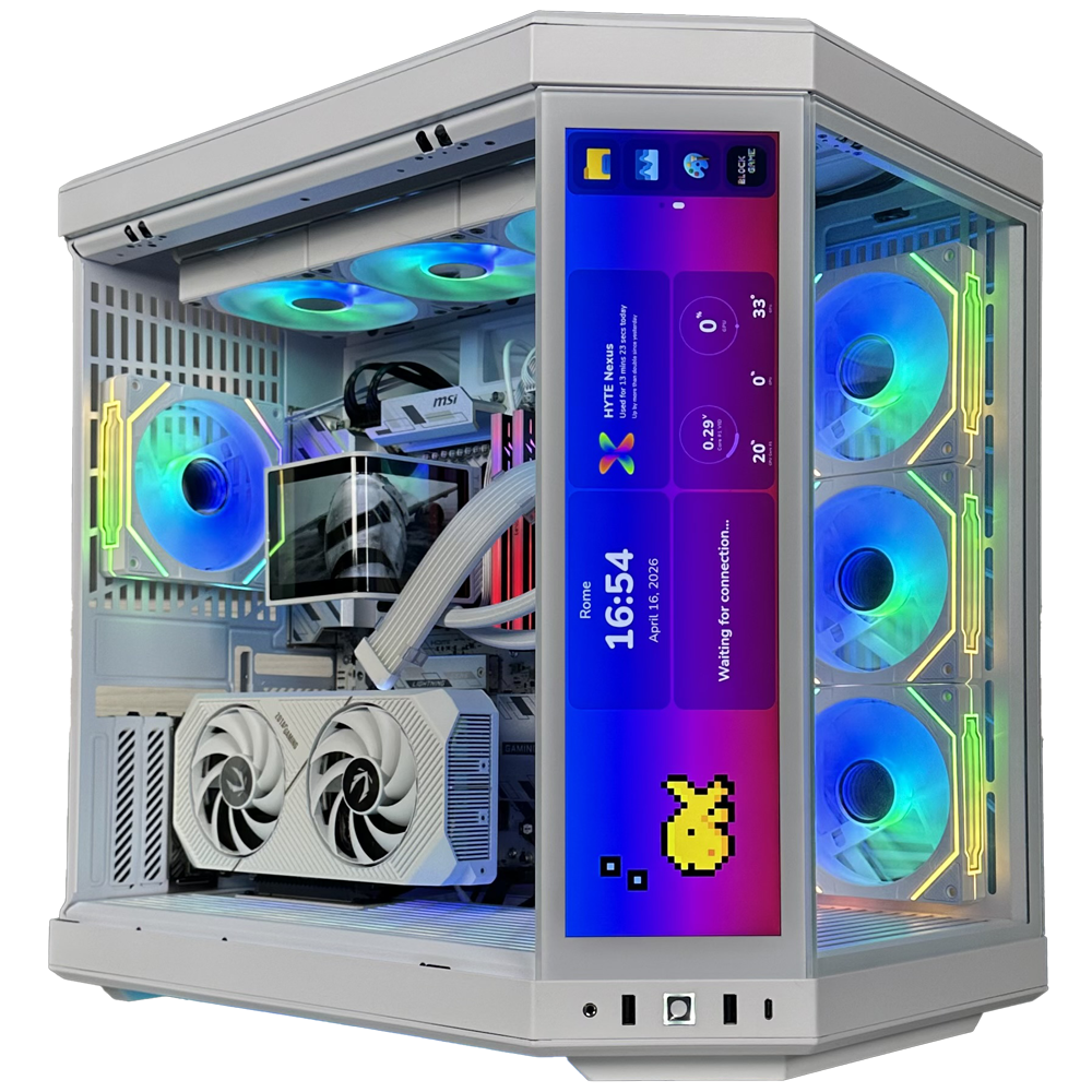 EGEMONE VS5 - Pc gaming Ryzen 7 7800X3D, RTX 5070 12GB, Ram 32Gb 6000Mhz Ddr5, SSD NVMe 1000Gb, Dissipatore a Liquido 360mm , Windows 11 Pro