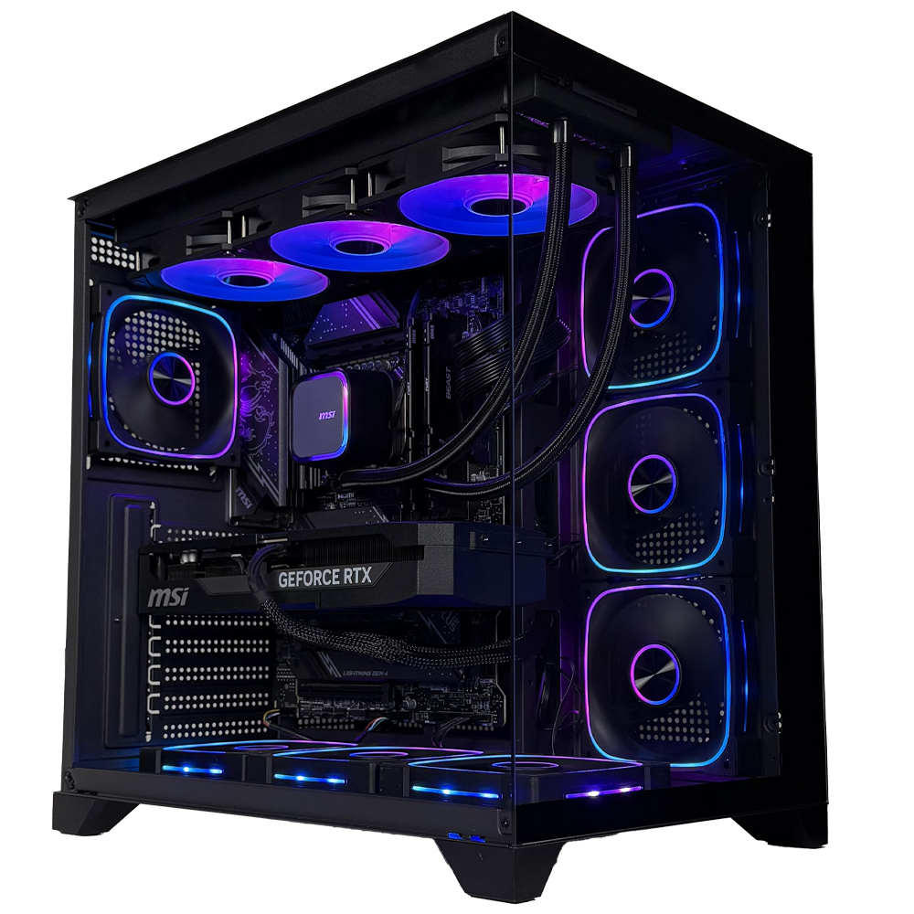 EGEMONE V1 - Pc gaming Ryzen 5 9600X, RTX 5070 12GB, Ram 32Gb Ddr5 6000Mhz, SSD NVMe 1000Gb, Dissipatore a Liquido 360mm, W11 Pro