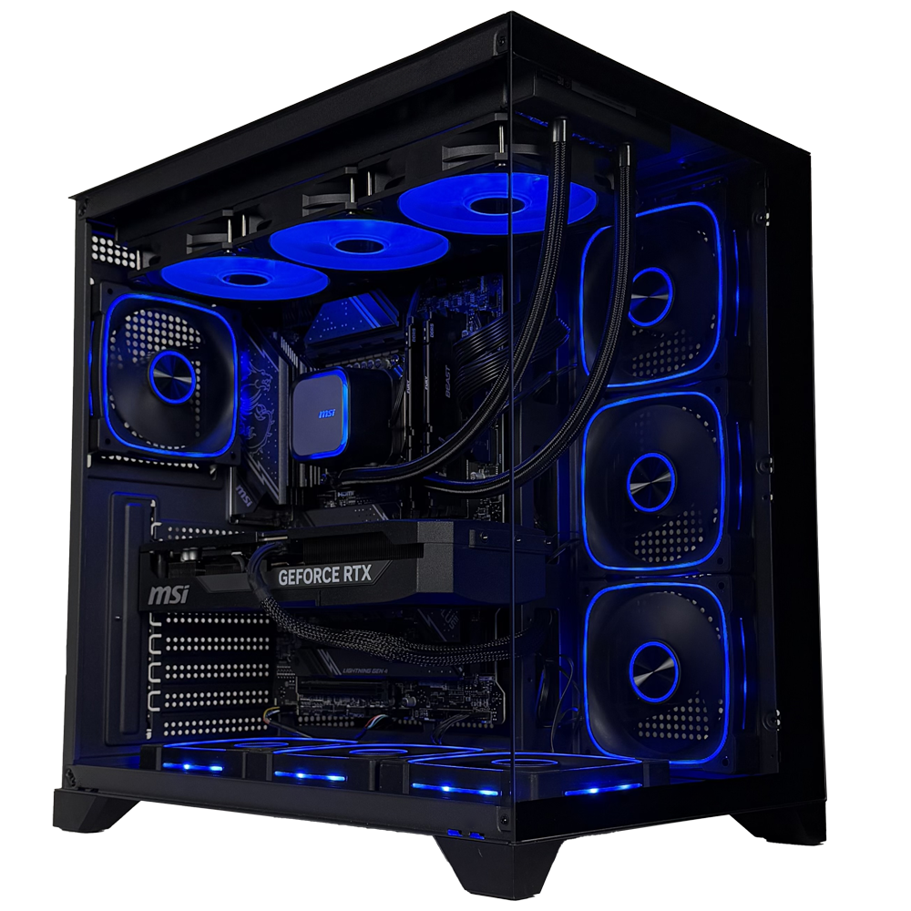 EGEMONE V6 - Pc gaming Ryzen 5 9600X, RX 9070 16GB, Ram 32Gb 6000Mhz Ddr5, SSD NVMe 1000Gb, Dissipatore a Liquido 360mm, Windows 11 Pro