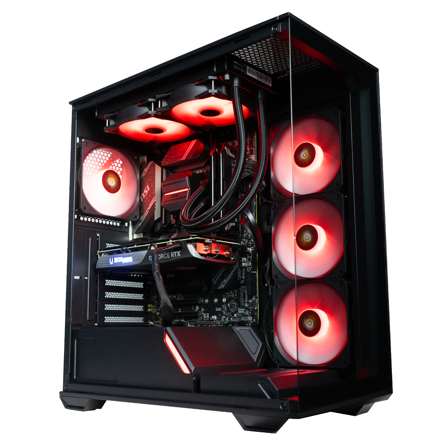 TITANO V1 - Pc gaming Ryzen 7 9800X3D, RX 9070 XT 16GB, Ram 32Gb 6000Mhz Ddr5, SSD NVMe 2000Gb, Dissipatore a Liquido 360mm, Windows 11 Pro