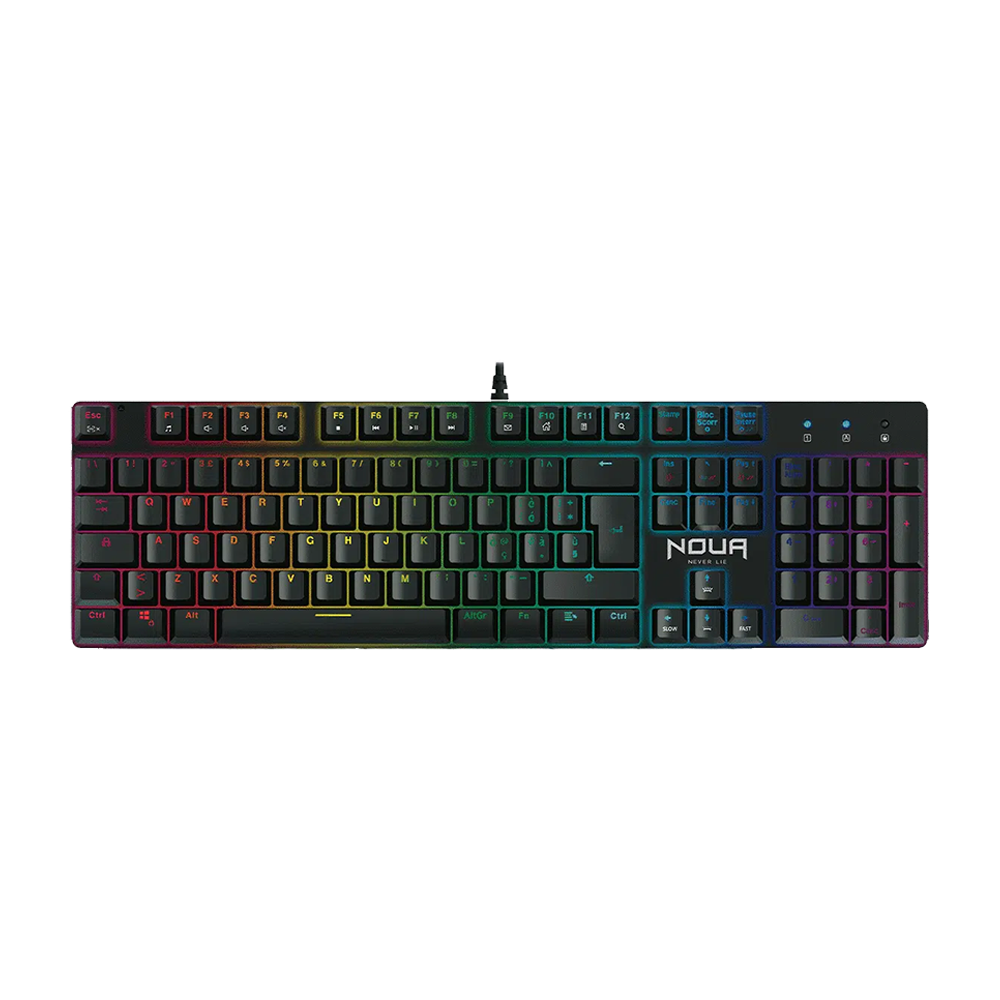 Noua Raid – Tastiera Gaming Meccanica Ottica RGB (105 tasti, Layout IT)