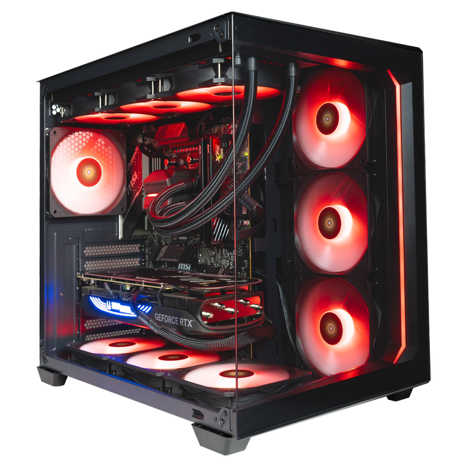 TITANO V2 - Pc gaming Ryzen 7 9800X3D, RTX 5070Ti 16GB, Ram 32Gb 6000Mhz Ddr5, SSD NVMe 1000Gb, Dissipatore a Liquido 360mm, Windows 11 Pro