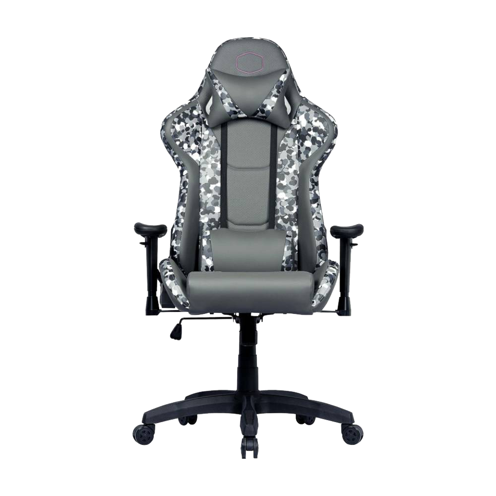 Sedia Gaming Cooler Master Caliber R1S Dark Knight Camo – Ergonomica Reclinabile 180° con Supporto Lombare e Cervicale