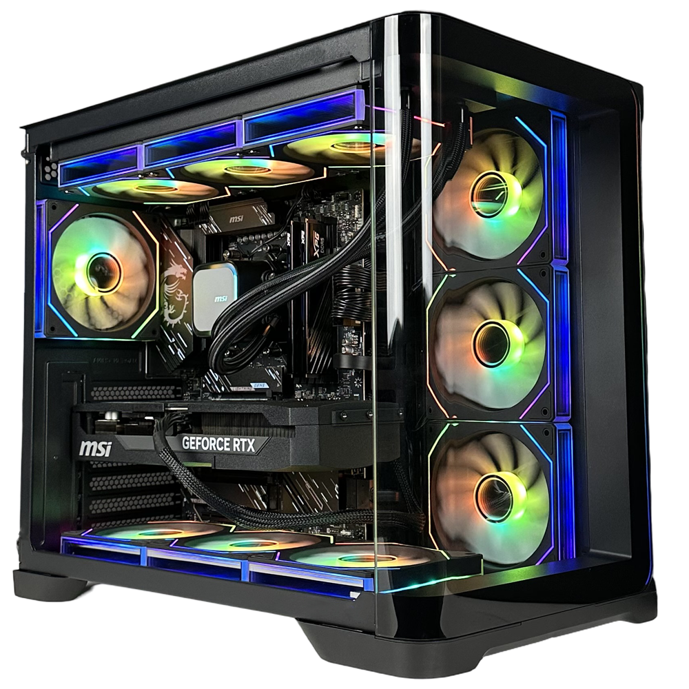TITANO V4 - Pc gaming Ryzen 7 9800X3D, RTX 5080 16GB, Ram 32Gb 6000Mhz Ddr5, SSD NVMe 2000Gb, Dissipatore a Liquido 360mm, Windows 11 Pro