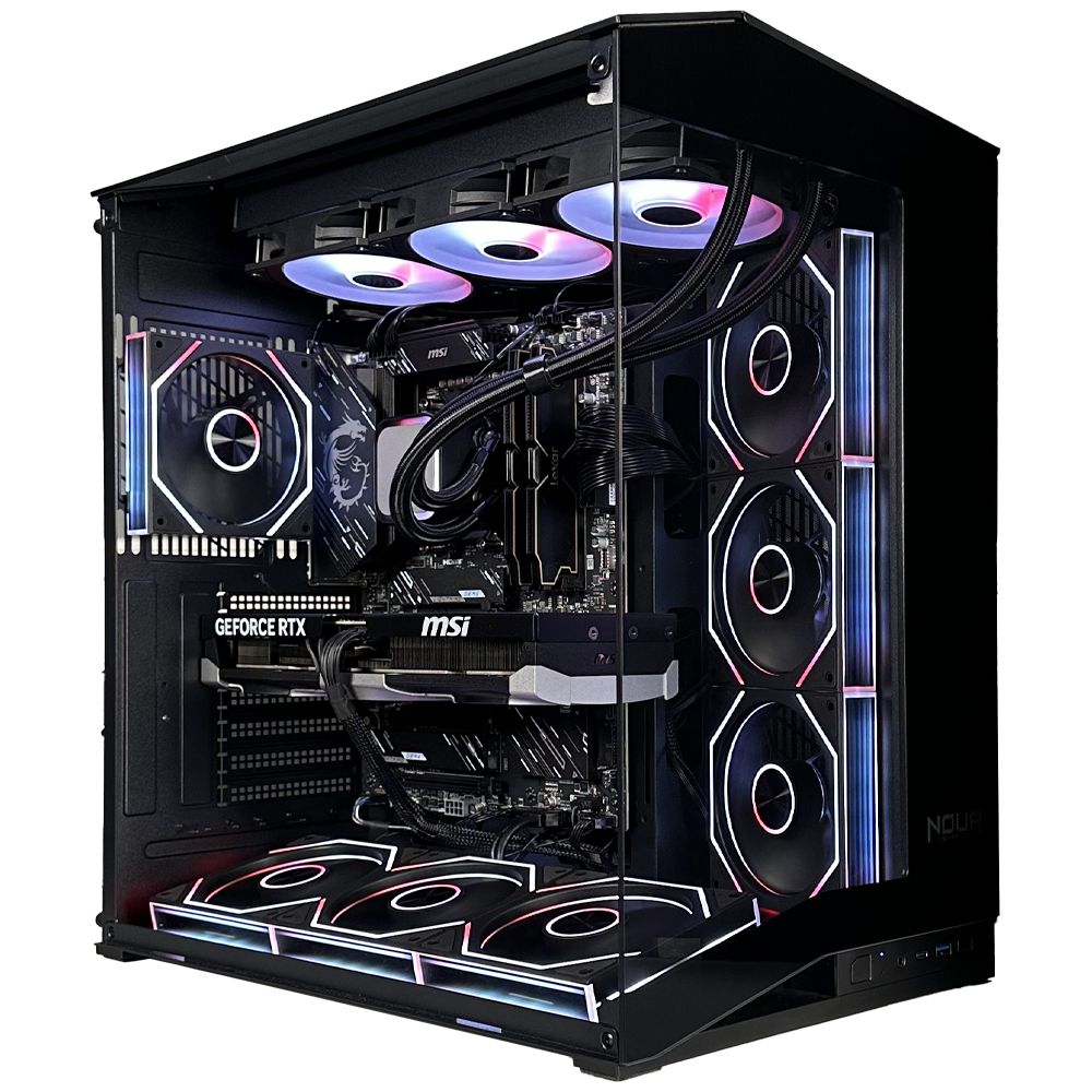 TITANO V13 PRIME - Pc gaming Ryzen 7 9850X3D, RTX 5080 16GB , Ram 32Gb 6000Mhz Ddr5, SSD NVMe 1000Gb, Dissipatore a Liquido 360mm, Windows 11 Pro