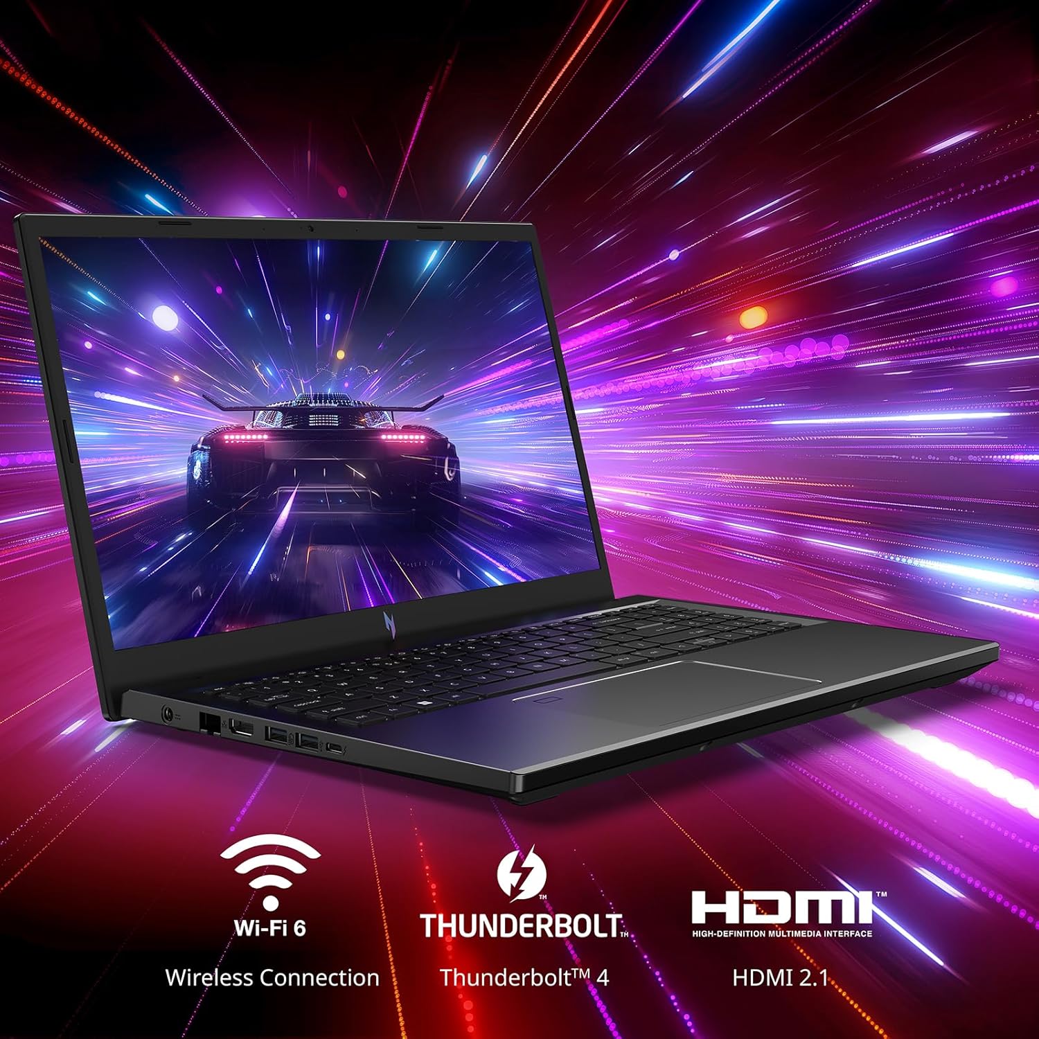 Acer Nitro V15 , Notebook gaming i9 13900H , RTX 4060 8 GB GDDR6 , Ram 40 Gb DDR5 , Ssd 1 Tb NVMe , Display 15.6" IPS 165 Hz, tastiera retroilluminata, Thunderbolt 4.0, Windows 11