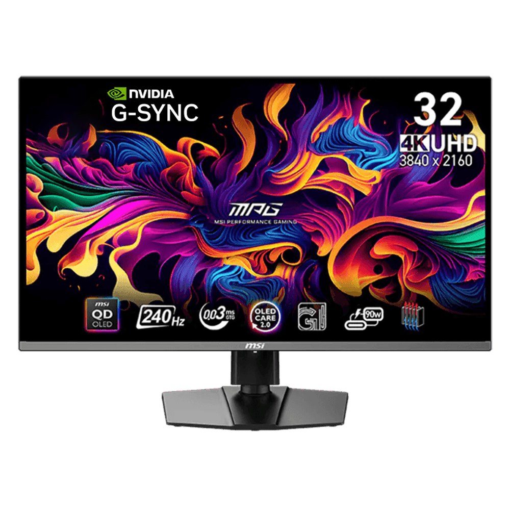 Monitor Gaming MSI MPG 321URX QD-OLED 32" 4K UHD 3840x2160 240Hz 0.03ms GtG HDR True Black 400 HDMI 2.1 DP 2.1