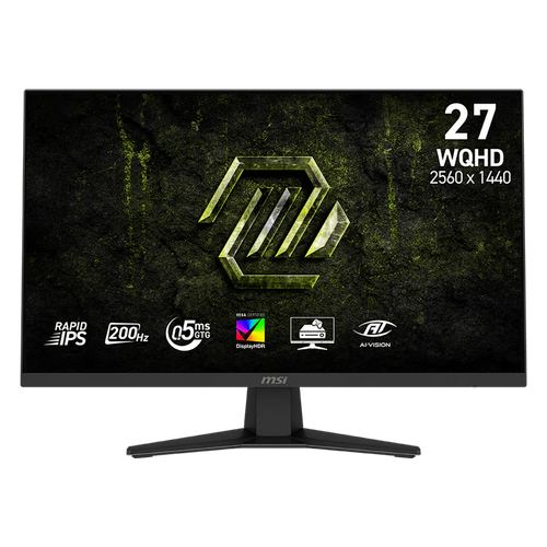 Monitor Gaming MSI MAG 274QF E20 27" Rapid IPS WQHD 2560x1440 200Hz 0.5ms Adaptive Sync HDR400 HDMI DP