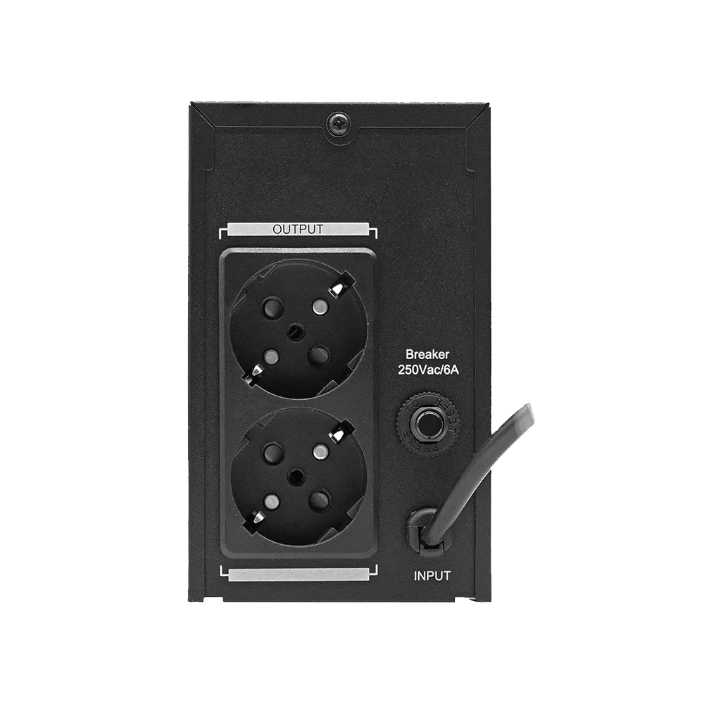 UPS Noua Zeus 600VA – Gruppo di Continuità Line-Interactive 360W con 2 prese Schuko e Porta USB