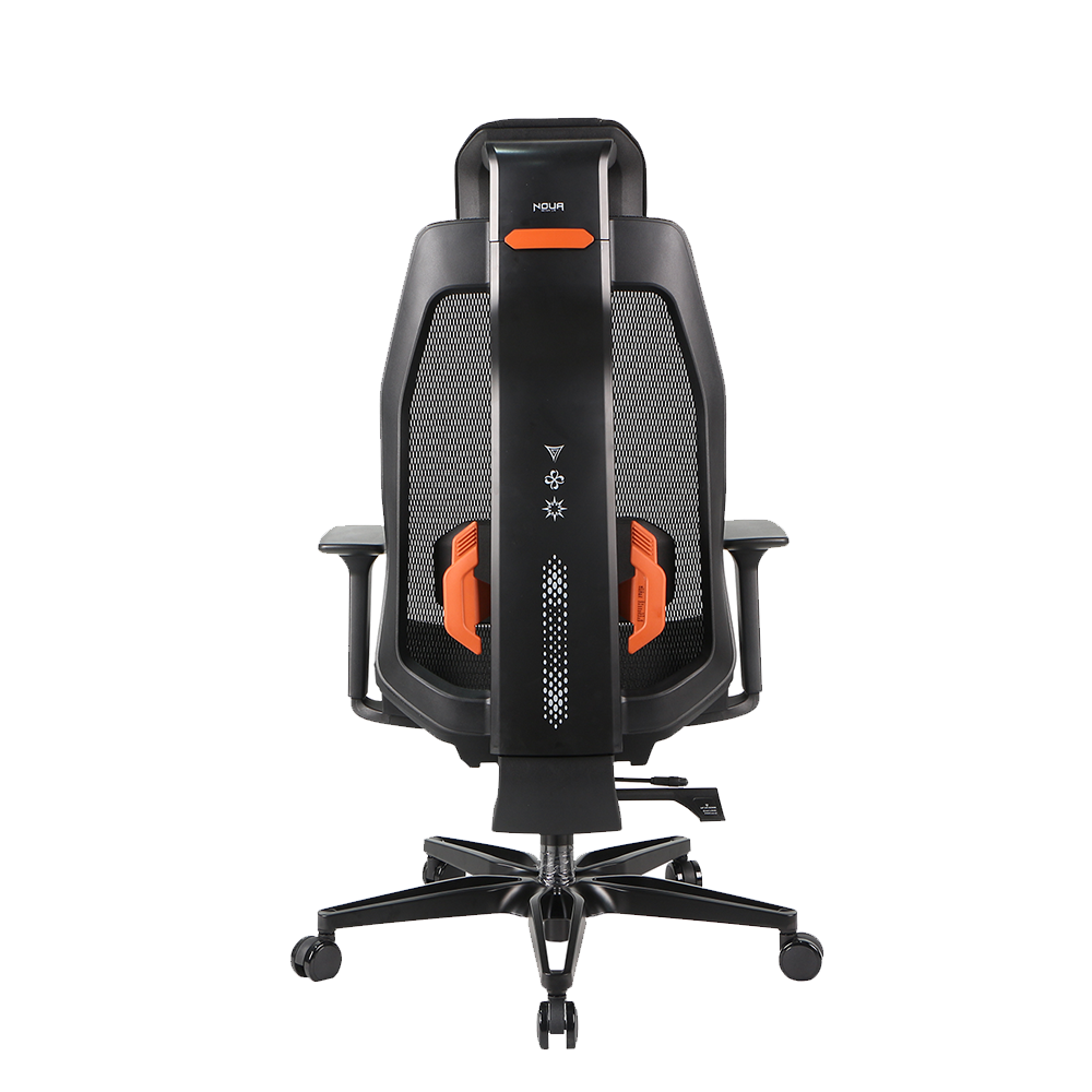 NOUA SOUL MESH NERA – Sedia Gaming Ergonomica con Schienale in Mesh, Braccioli 3D e Supporto Lombare
