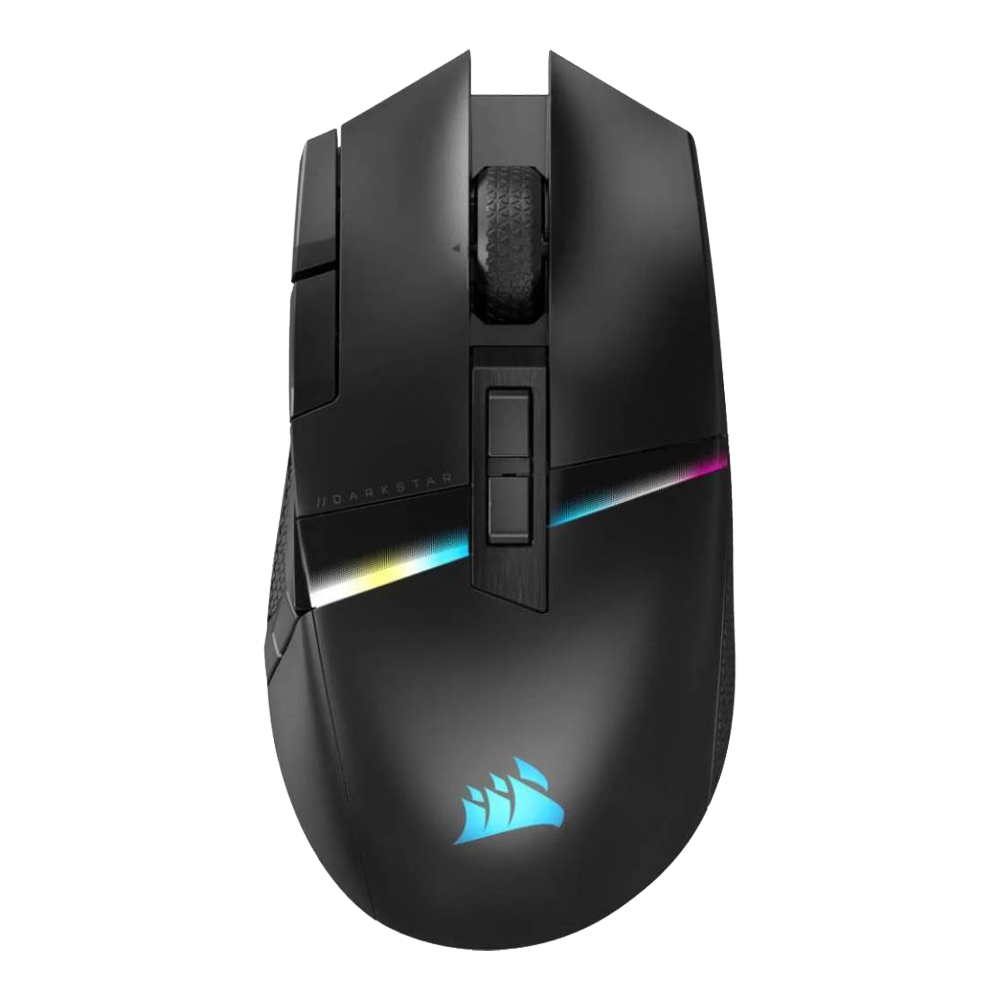 Mouse Gaming Corsair Darkstar Wireless RGB – MMO Wireless 26000 DPI, 15 Pulsanti Programmabili, RGB iCUE