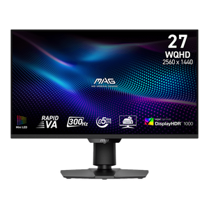 Monitor Gaming MSI MAG 274QPF X30MV - 27" Rapid VA Mini LED WQHD 2560×1440 300Hz 0,5ms GtG VESA DisplayHDR 1000 Adaptive Sync