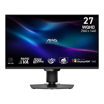 Monitor Gaming MSI MAG 274QPF X30MV 27" Rapid VA Mini-LED WQHD 2560×1440, 300Hz, 0.5ms, DisplayHDR 1000, Adaptive-Sync, HDMI/DP