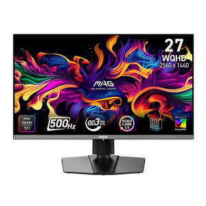 MSI MAG 272QP QD-OLED X50 - Monitor Gaming 26,5" WQHD QD-OLED, 500Hz, 0,03ms, HDR True Black 500