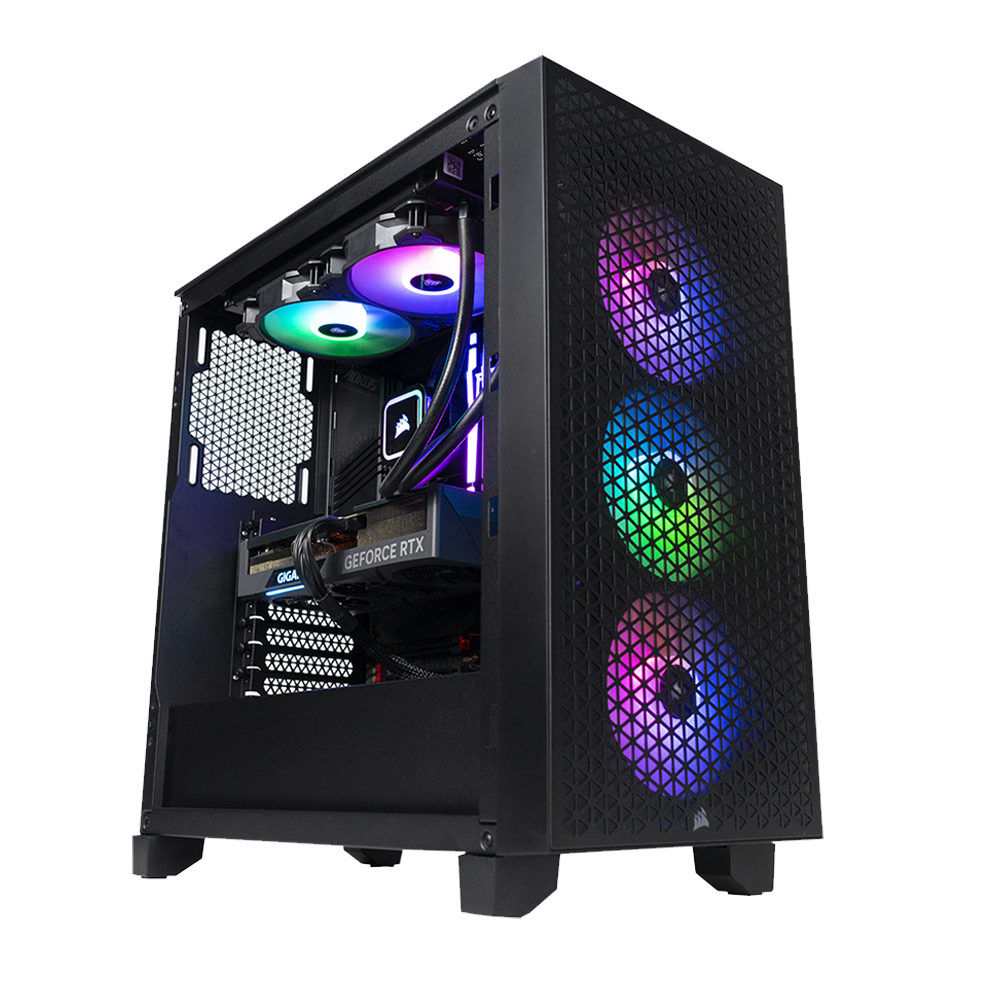 GLADIO P6 - Pc gaming Intel i7 12700K, RTX 4060 Ti 8GB, Ram 32Gb 3600Mhz Ddr4, SSD NVMe 2000Gb, Dissipatore a Liquido 240mm, Windows 11 Pro