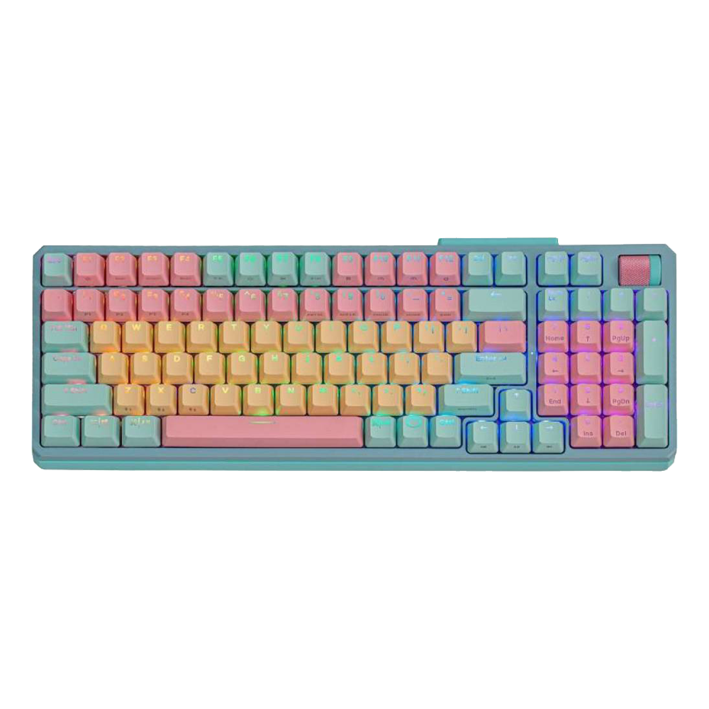 Tastiera Meccanica Cooler Master MK770 Wireless Macaron – Tastiera Meccanica RGB Ibrida Bluetooth/2.4GHz