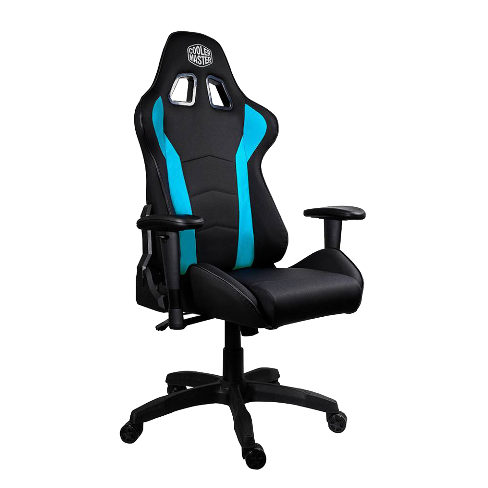 Sedia Gaming Cooler Master Caliber R1 2019 Blue – Ergonomica Reclinabile 180° con Supporto Lombare e Cervicale