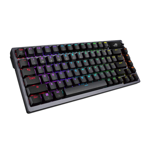 ASUS ROG Azoth - Tastiera Gaming Meccanica Wireless TKL 75% RGB, Switch ROG NX Red, OLED, Tri-Mode, Layout IT