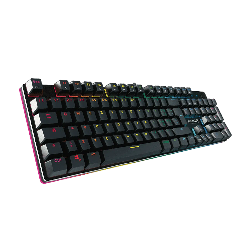Noua Raid – Tastiera Gaming Meccanica Ottica RGB (105 tasti, Layout IT)