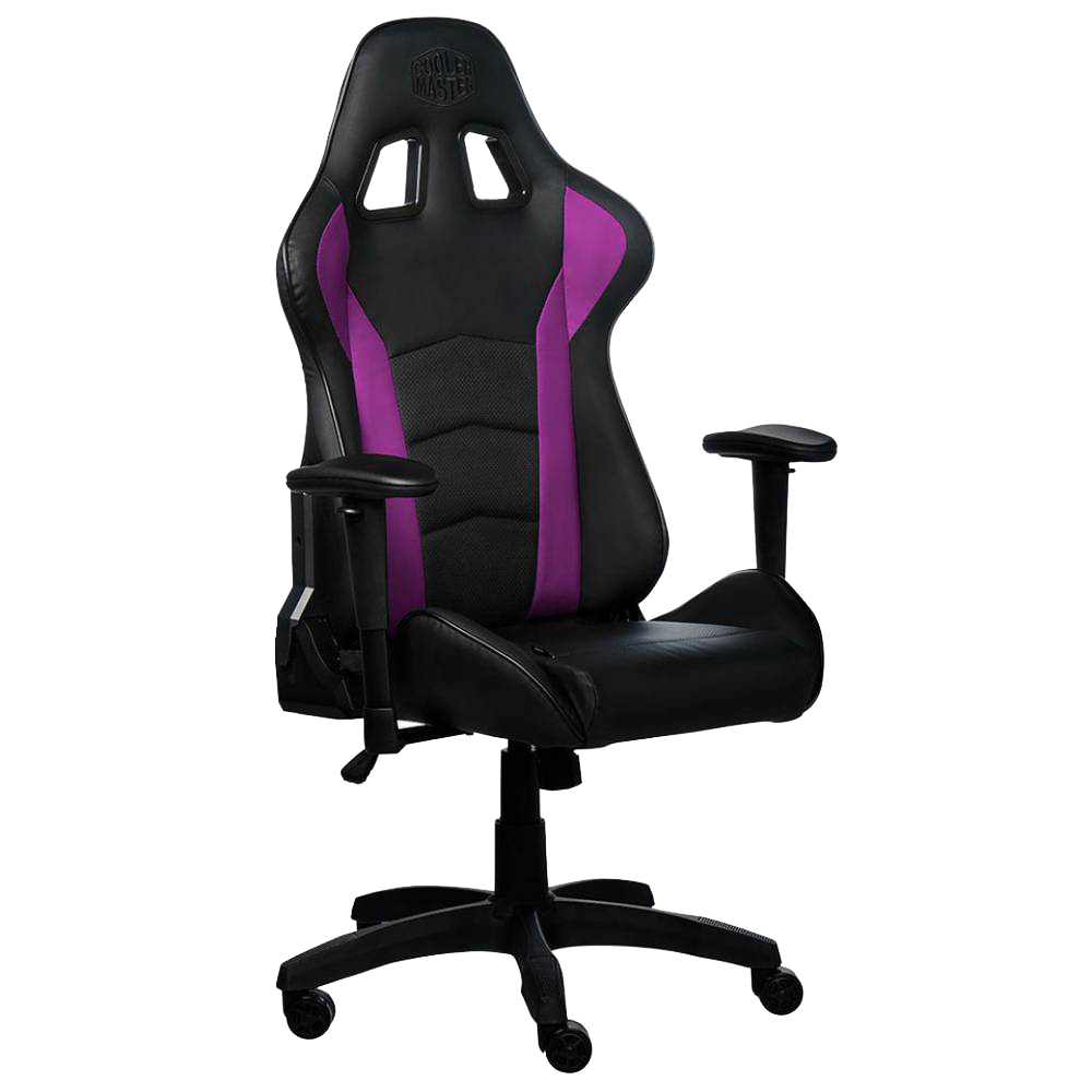 Cooler Master Caliber R1 2018 Purple – Sedia Gaming Ergonomica Reclinabile 180° con Supporto Lombare e Cervicale