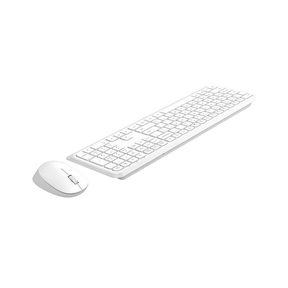Philips SPT6307W/34 – Combo Tastiera e Mouse Wireless 2.4 GHz, Bianco, Serie 3000