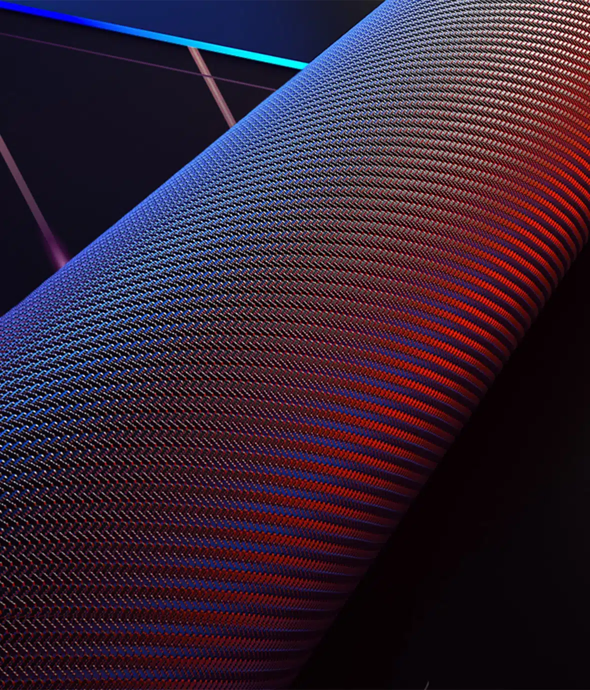 Noua Dusk Pro – Tappetino Gaming RGB XXL con HUB 4 Porte USB 2.0