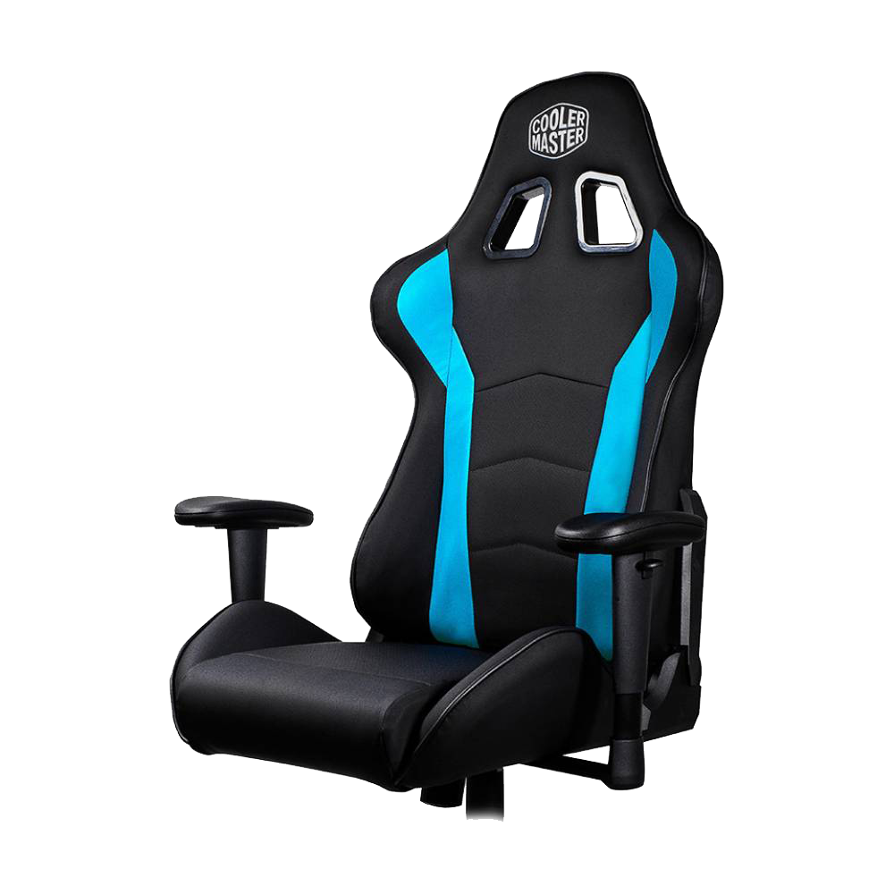 Sedia Gaming Cooler Master Caliber R1 2019 Blue – Ergonomica Reclinabile 180° con Supporto Lombare e Cervicale