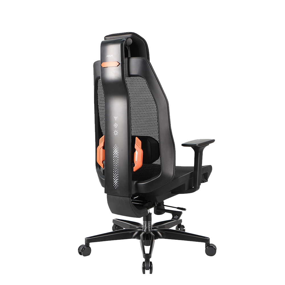 NOUA SOUL MESH NERA – Sedia Gaming Ergonomica con Schienale in Mesh, Braccioli 3D e Supporto Lombare