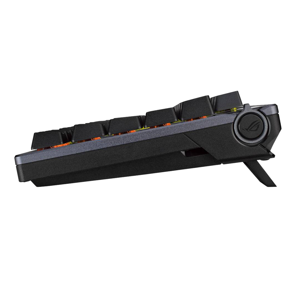ASUS ROG Azoth - Tastiera Gaming Meccanica Wireless TKL 75% RGB, Switch ROG NX Red, OLED, Tri-Mode, Layout IT