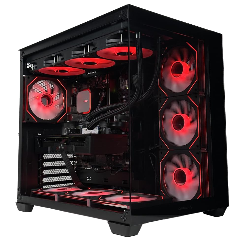 EGEMONE V14 - Pc gaming Ryzen 7 7800X3D, RTX 5060 Ti 16Gb, Ram 32Gb 6000Mhz Ddr5, SSD NVMe 1000Gb, Dissipatore a Liquido 360mm, Windows 11 Pro
