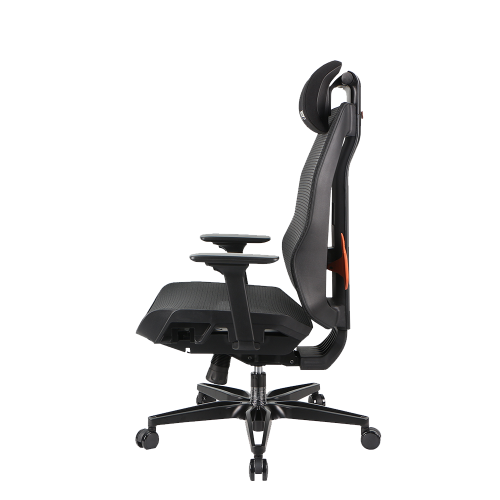 NOUA SOUL MESH NERA – Sedia Gaming Ergonomica con Schienale in Mesh, Braccioli 3D e Supporto Lombare