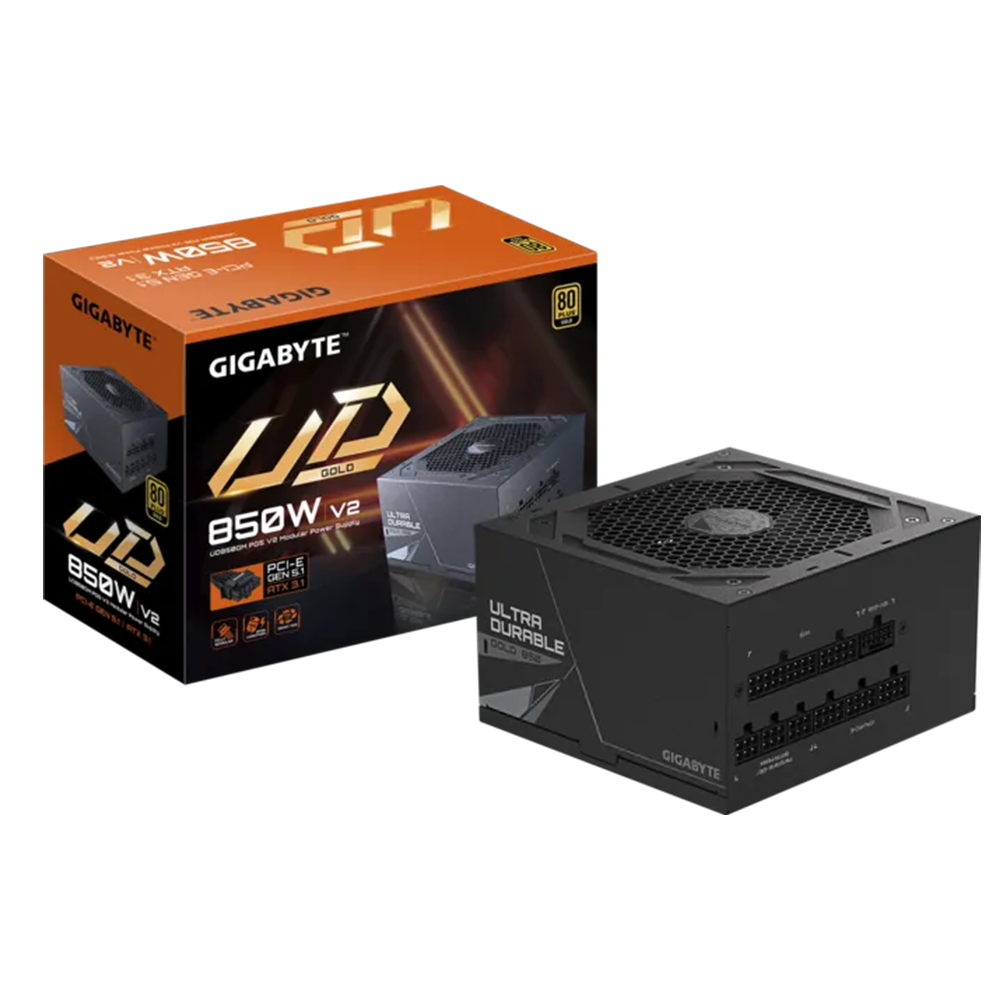 ALIMENTATORE Gigabyte UD850GM PG5 V2 850W (80+ Gold, ATX 3.0 / PCIe 5.0, Modulare)