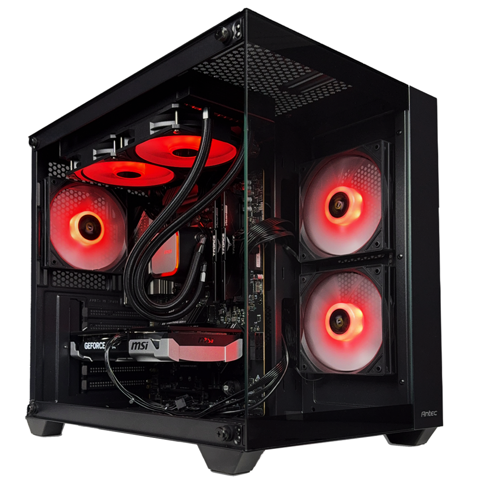 GLADIO V7 - Pc gaming Ryzen 5 9600X, RX 9060 XT 8Gb, Ram 32Gb 6000Mhz Ddr5, SSD NVMe 1000Gb, Dissipatore ad Aria, Windows 11 Pro