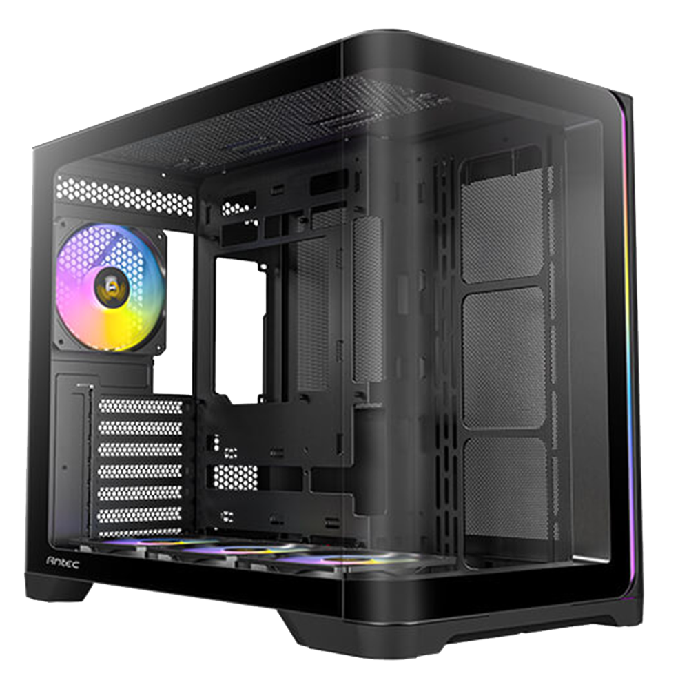 CASE Antec C5 Curve Nero (Mid-Tower - Vetro Temperato Curvo - 4x Ventole ARGB)
