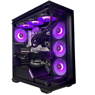 EGEMONE V8 - Pc gaming Ryzen 7 7800X3D, RX 9070 XT 16GB, Ram 32Gb 6000Mhz Ddr5, SSD NVMe 1000Gb, Dissipatore a Liquido 360mm, Windows 11 Pro